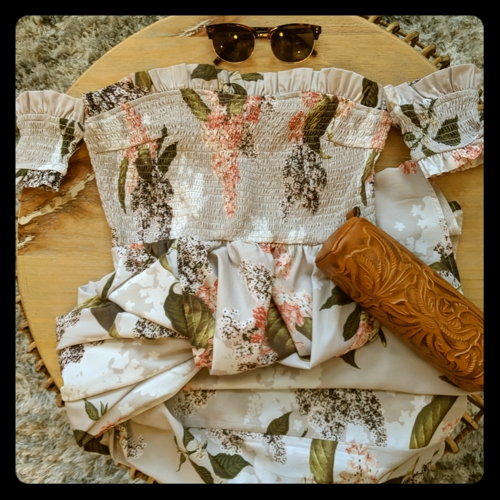 💮🔆Floral maxi dress🔆💮